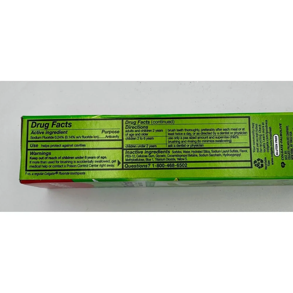 Colgate Max Fresh Fruity Toothpaste 2-Pack Bundle Watermelon + Citrus Fresh